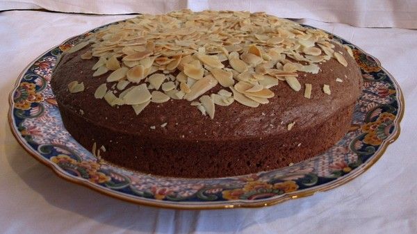 Gâteau au chocolat et amandes