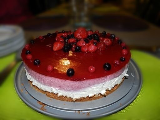 Bavarois Fruits Rouges Et Chocolat Blanc